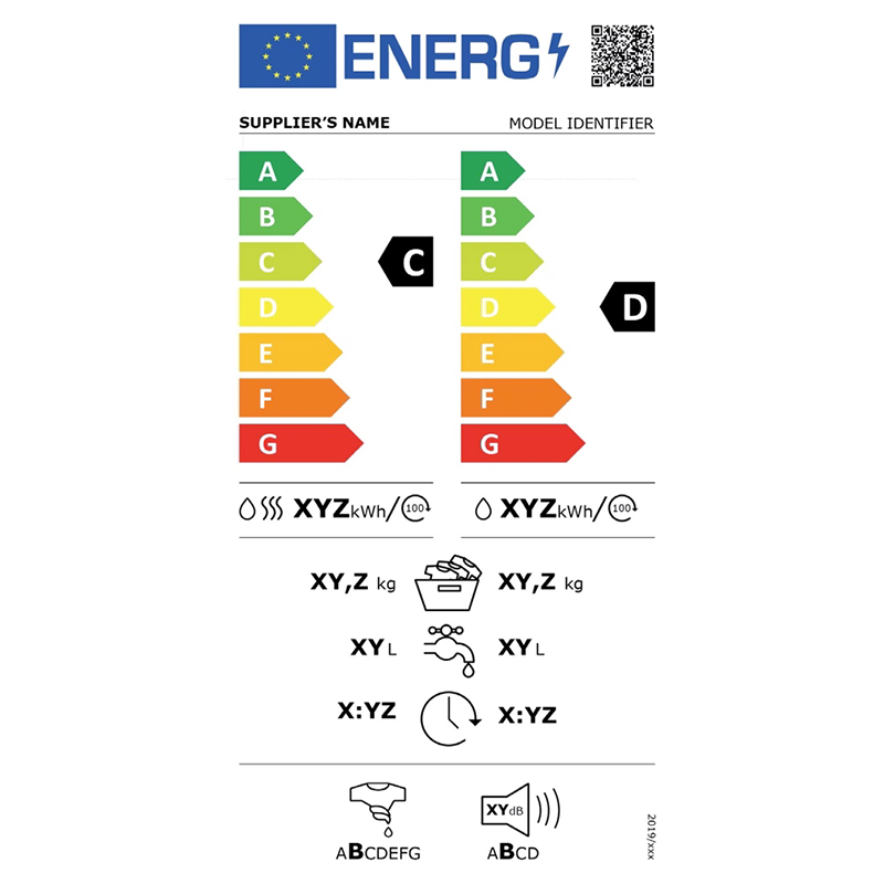 Appliance energy ratings washer dryer