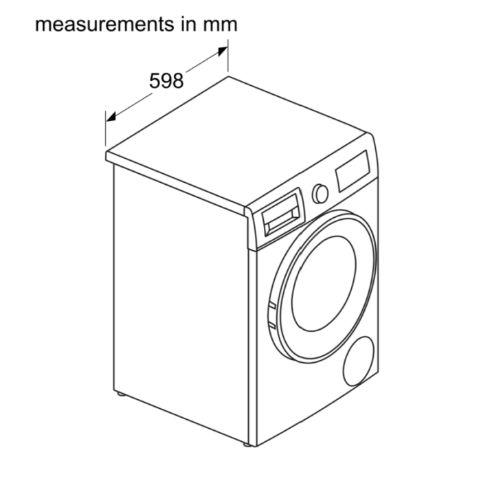 Bosch WNA134U8GB Freestanding Washer Dryer