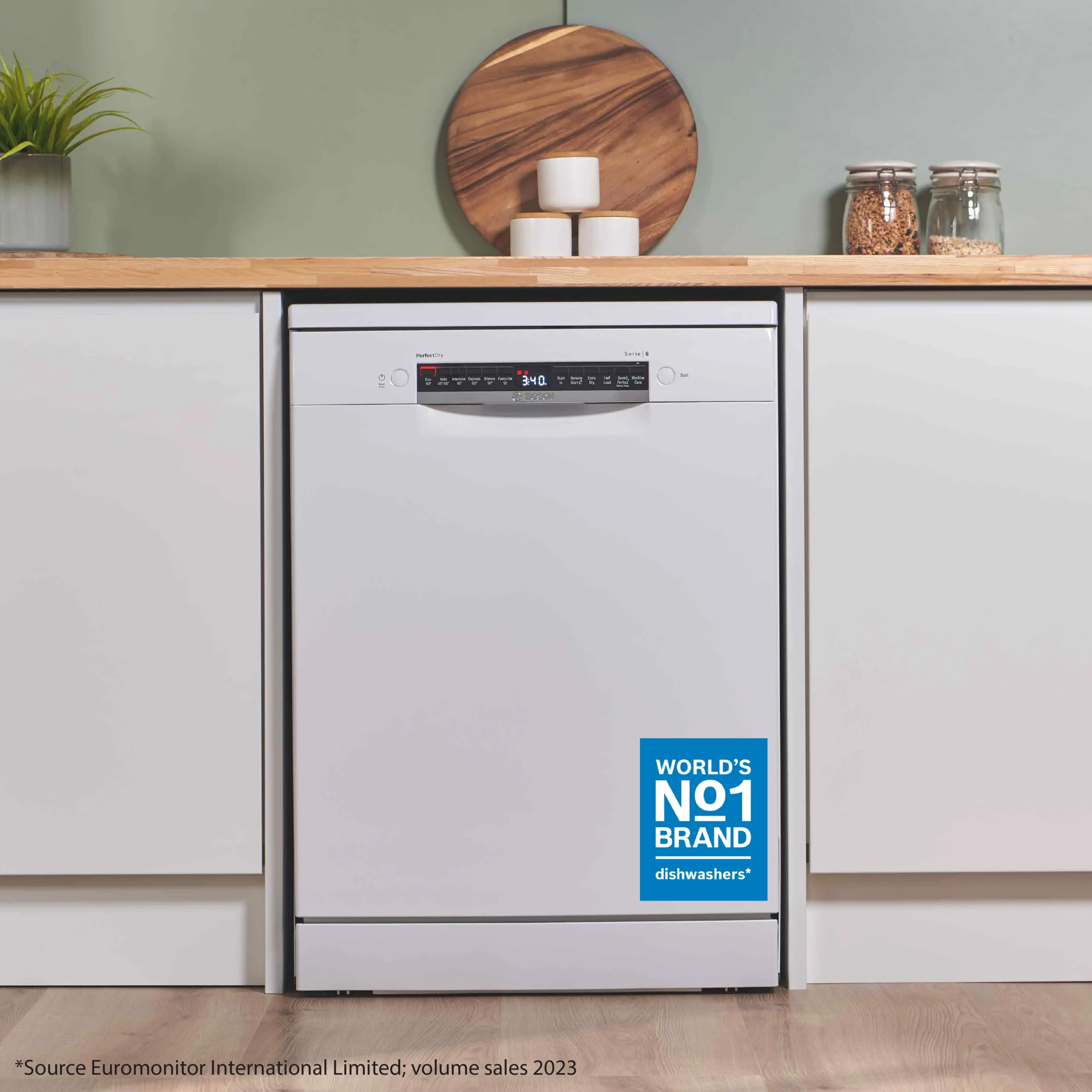 Bosch - SMS6ZCW10G - Series 6 Freestanding Dishwasher - Image 2